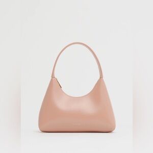Mansur Gavriel Blush Pink Leather Shoulder Hobo